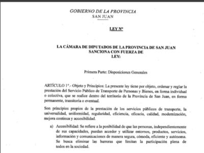 Ley de transporte: comenzó la guerra de intereses 