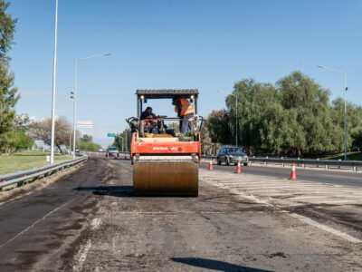 No más autos saltarines: Orrego anunció que empieza la repavimentación de la Circunvalación
