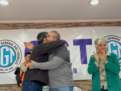 Sin presencia del peronismo local, Cabello fue reelecto en la CGT de San Juan