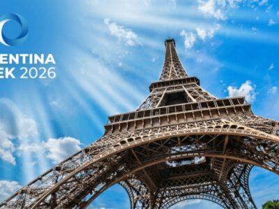 Orrego llegó a Francia para la Argentina Week: minería e inversiones, en la agenda