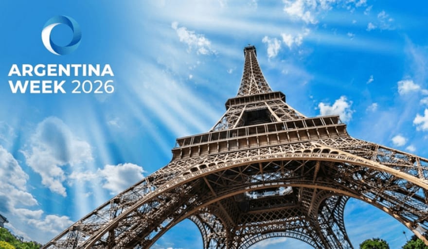 Orrego llegó a Francia para la Argentina Week: minería e inversiones, en la agenda