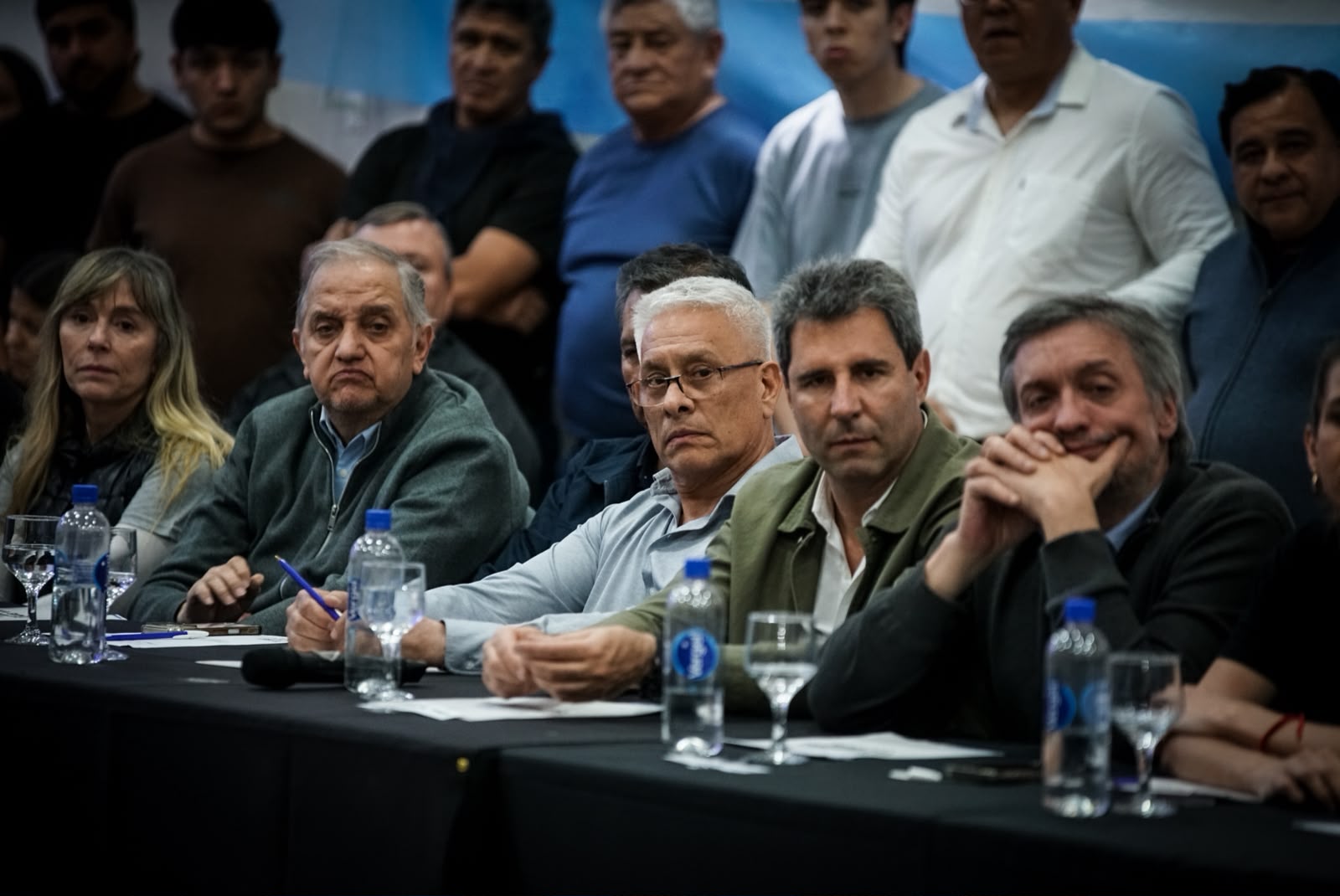 Uñac volvió al PJ, pero no tuvo el acompañamiento esperado: ausencias de peso y una foto con su núcleo duro
